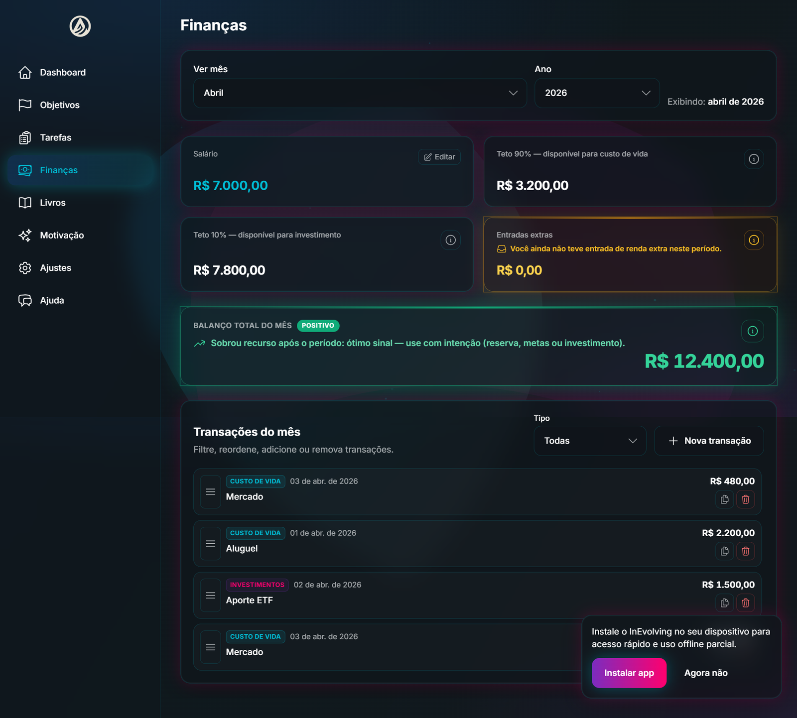 Finanças